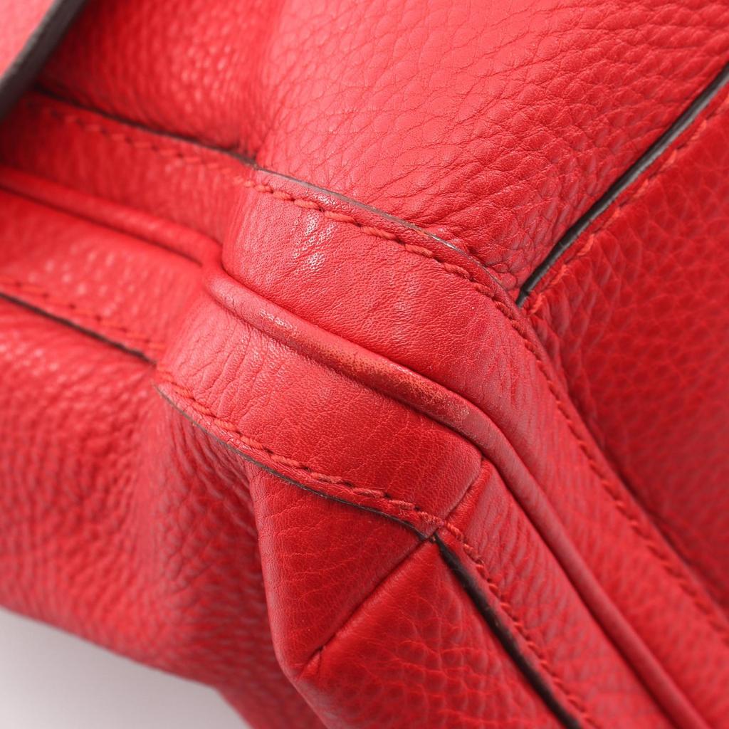 Used GUCCI Bella 2WAY Shoulder Bag 282301 leather Red Used Women