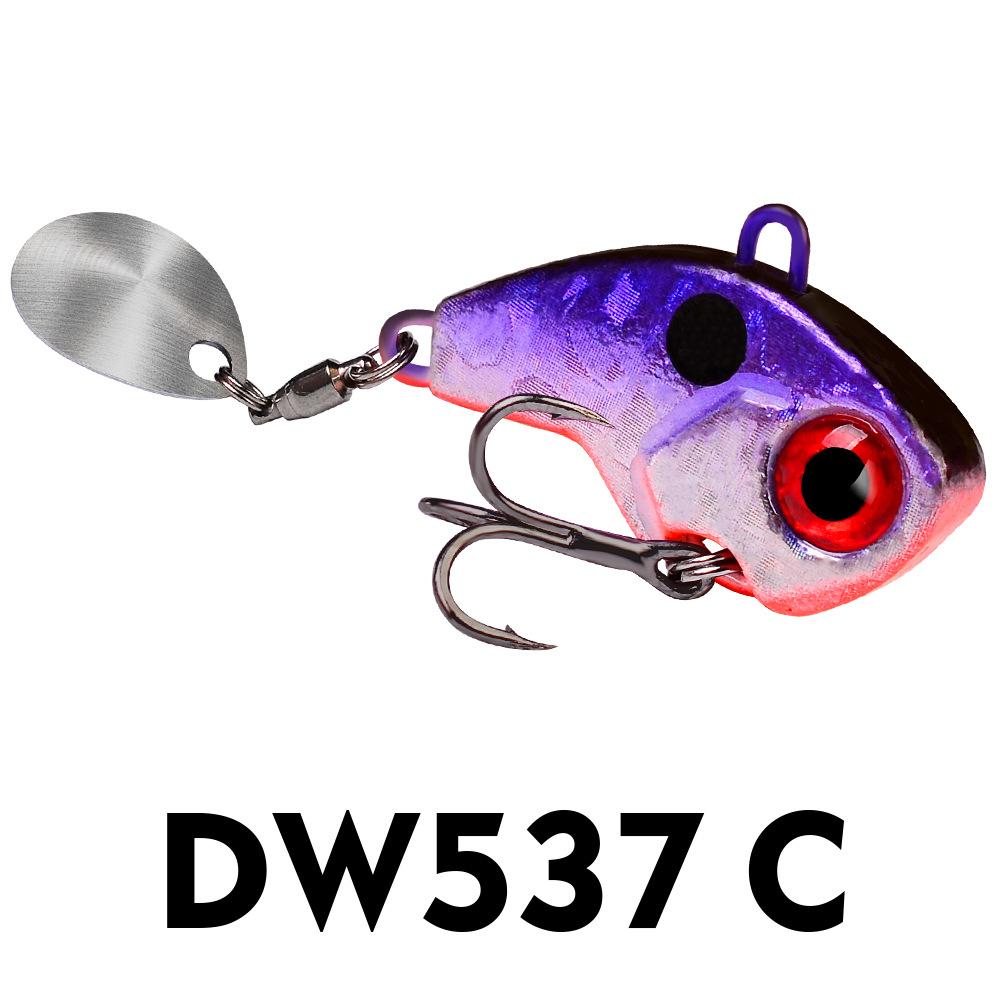 Mini VIB Long Throw Sub Bait с блестками Погружная вращающаяся вибрирующая приманка с блестками Bionic Bait