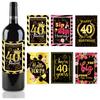 30th 40th 50th 60th Birthday Wine Bottle Labels Cheers To 30 Years Stickers Birthday Gifts for Birthday Party Decor Centerpiece