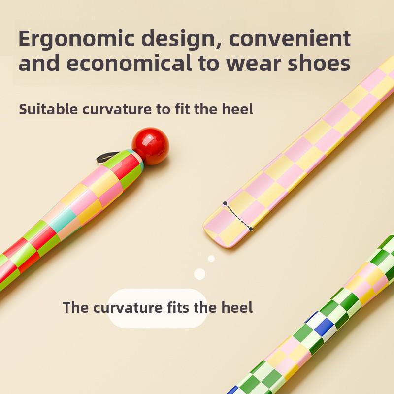 Роскошный рожок для обуви с длинной ручкой: Помогает беременным женщинам и пожилым людям надевать обувь, не наклоняясь