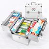 Double Opening Medicine Box, Large Capacity, Multi-layer Medicine Box for Home Use