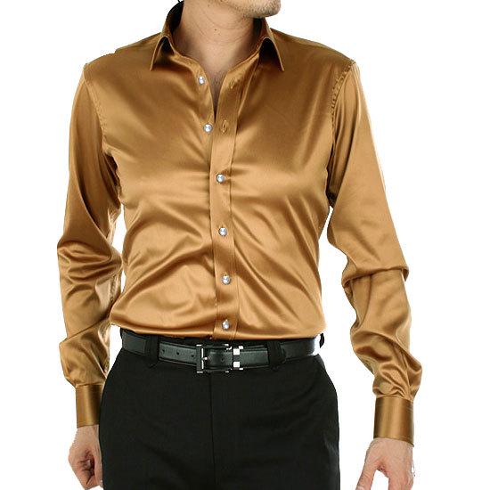 Летняя мужская мода повседневные рубашки с длинным рукавом Fit Party Shirt Top Blouse