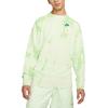 Nike Sweatshirts Men's Bright Green Crew Neck Moderate Regular DM5011-332