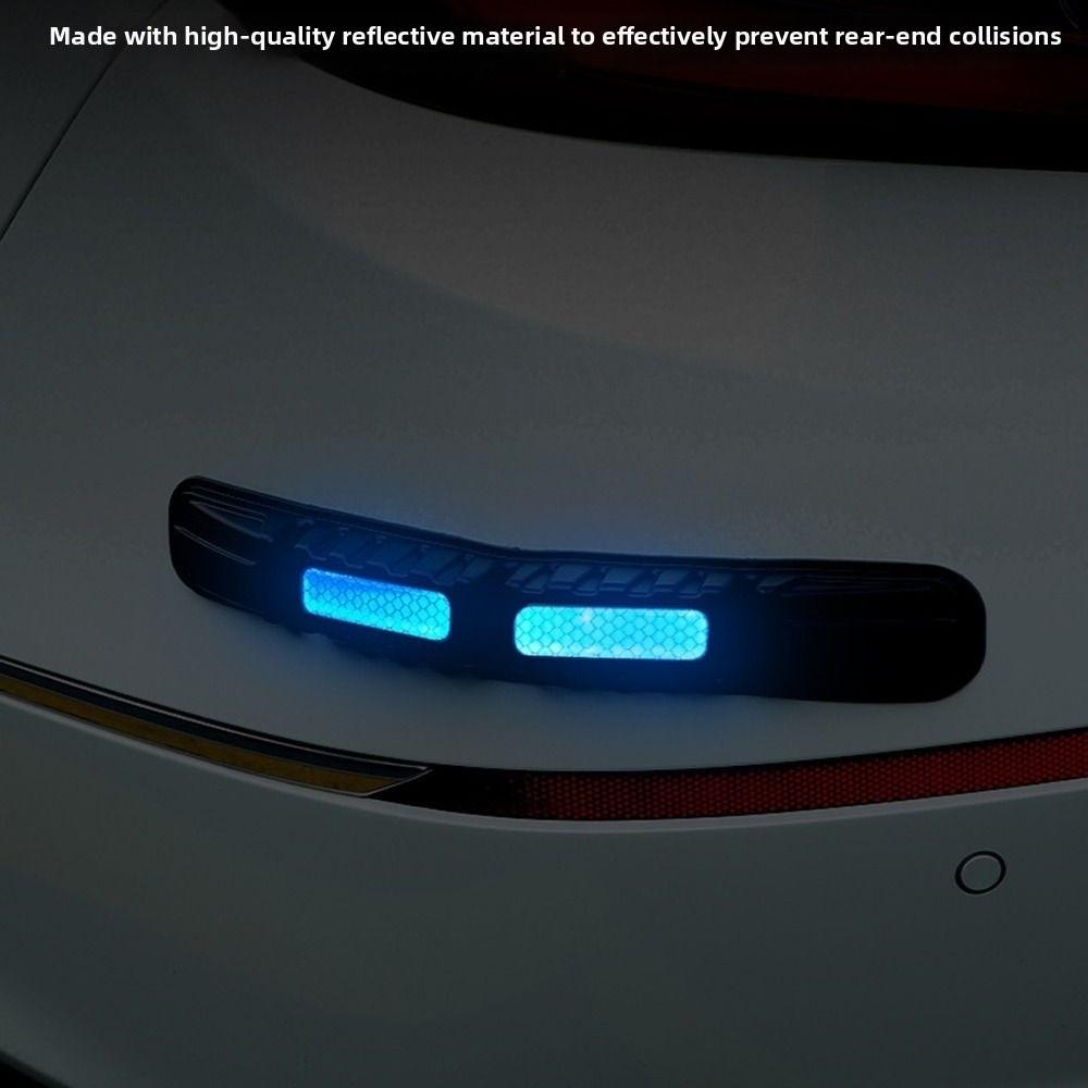 2Pcs Reflective Car Anti-Collision Patch Body Anti-Scratch Stickers Car Body Protection