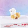 Ornaments Door Car Key Alpaca Plush Keychains Stuffed Toy Plush Animals Keyrings Key Chain Doll
