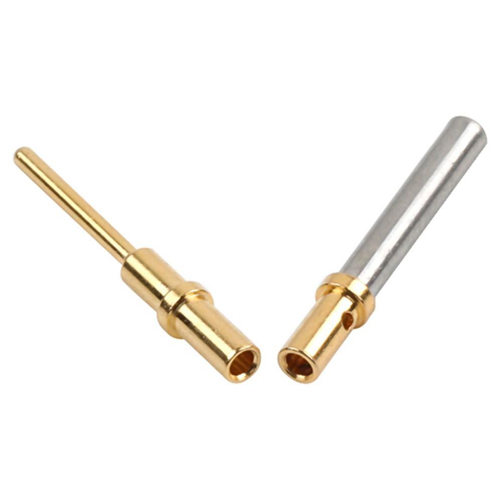 1Pcs Gold Plated Crimp Solid Terminal Connector Pin for Connector Instrument Aviation