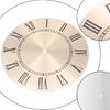 Алюминиевый циферблат часов DIY золотой фон снаружи 243MM