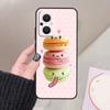 Macarons Cake Dessert Funda For OPPO Reno 10 11 12 13 14 Pro 8 7 Lite 11F 12F 13F 14F OPPO Find X8 X5 X6 X9 Pro Case