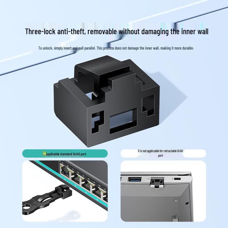 SAMZHE RJ45 Port Security Lock Set