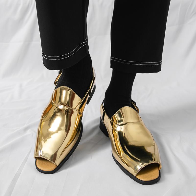 Fashion Casual Party Men's Summer Shoes Fashion Designer's New Style Nightclubs and Hairstylists Daily Breathable Walking Shoes 38-46