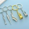 Mini Dental Tools Teeth Keychain Simulation Tooth Key Holder Clinic Promotion Gift