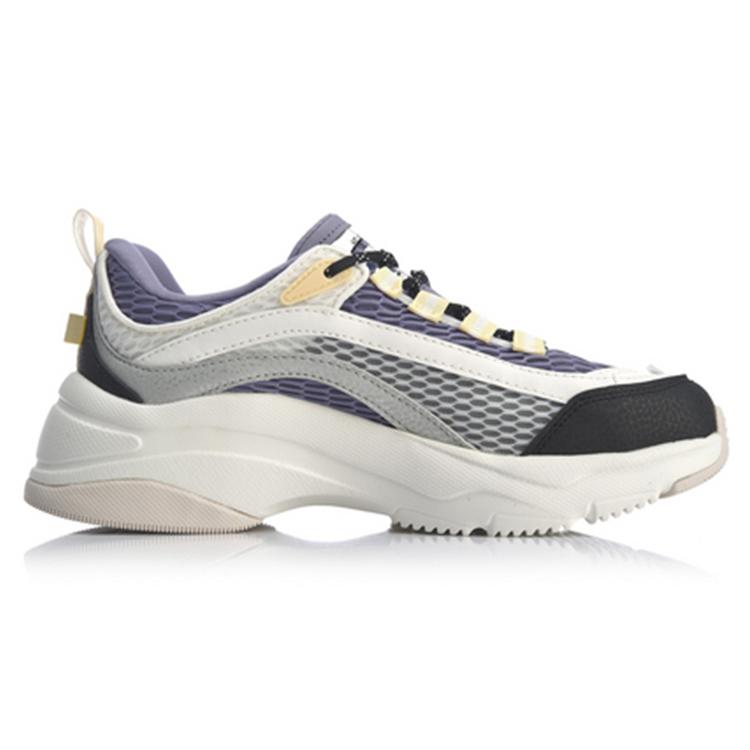 Li Ning Aurora WindWalker Нескользящие, Износостойкие, Сбалансированные, Дышащие Низкие Массивные Кроссовки Женские AGCQ064-1