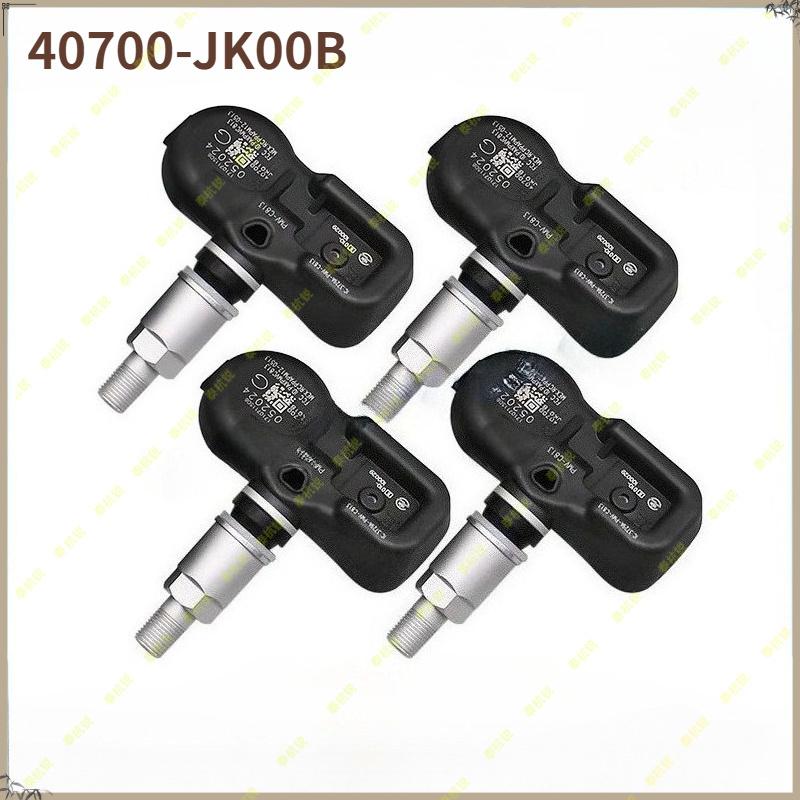 40700-JK00B 4PCS Tire Pressure Monitor Sensor For 2009 Infiniti EX35 FX35 FX50 G37 2012-2013 Nissan Rogue TPMS 315MHZ 4