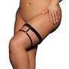 CELESTE Plus Size Black Garter - Le Désir - Garters and Suspenders