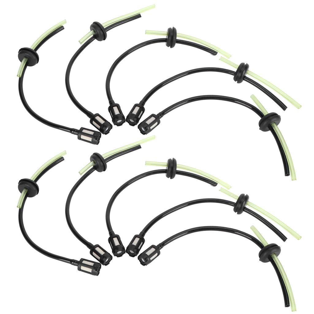 10Pcs Fuel Filter Hose Assembly Kit Replacement for GX35 Lawn Mower Brush Cutter Parts
