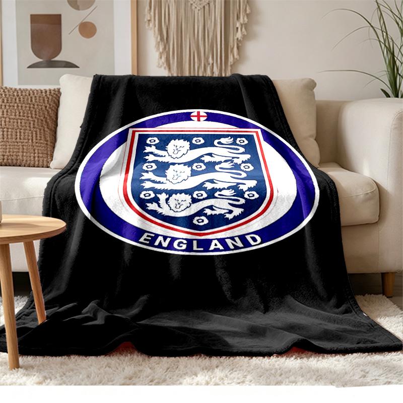 England FA Crest Soft and comfortable flannel Suitable for sofas living rooms outdoor camping travel and also makes a great anniversary gif