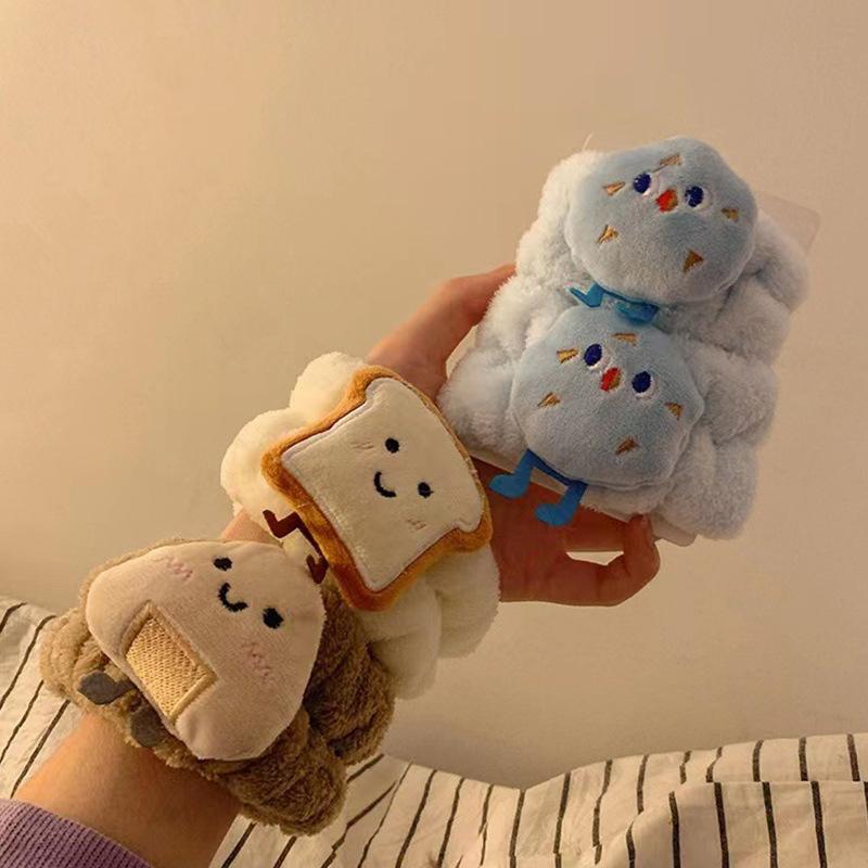 Спа-повязка на голову, повязка на запястье для умывания лица, флисовая повязка для ухода за кожей, повязка на запястье для женщин и девочек, макияж