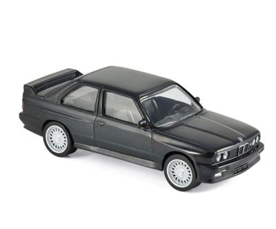 Масштабная модель литая BMW M3 E30 1986 metallic black Norev-Jet 1/43