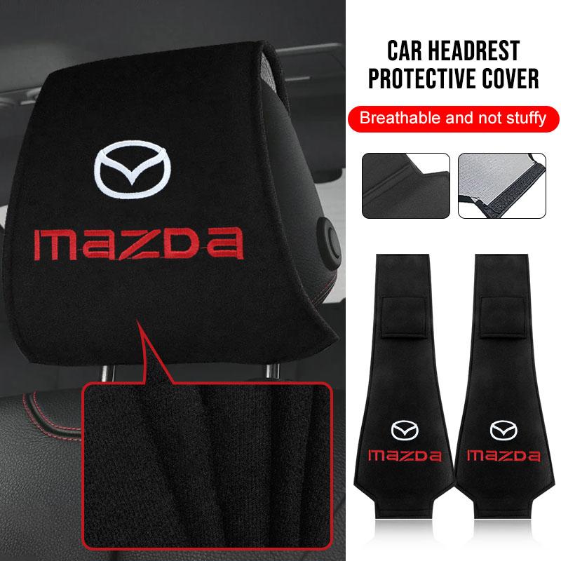 Car Headrest Cushion Neck Pillow Case Seat Headrest Pillow Cover for Mazda 3 Bk 6 Encosella Atez Gh CX 5 2 90 30 50 Accessories