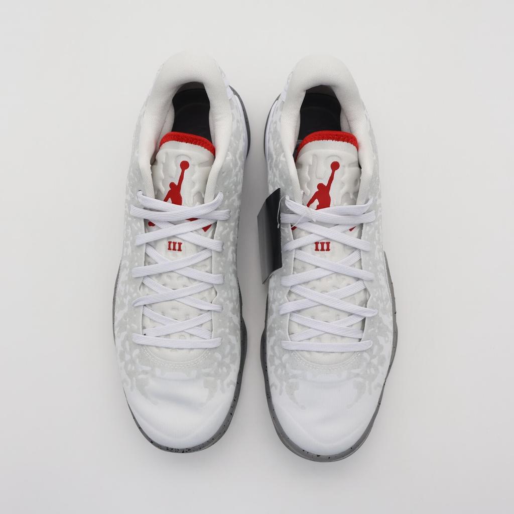 DR0676-106 Nike Jordan Zion 3 Fresh Paint Белый Цементный Серый Красный (Мужской)