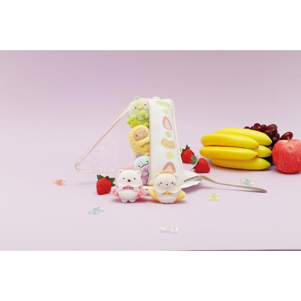 Косметичка Sumikko Gurashi SumiColle Сэндвич с фруктами CA77001 В150 x Ш135 x Г75мм San-X "Фруктовое парфе" Прибл.