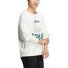 adidas Оригинальный однотонный пуловер с логотипом и круглым вырезом, мужские топы, белый HS7277