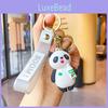 Adorable Panda Keychain Plush Doll Cute Silicone Car Key Ring Bag Charm
