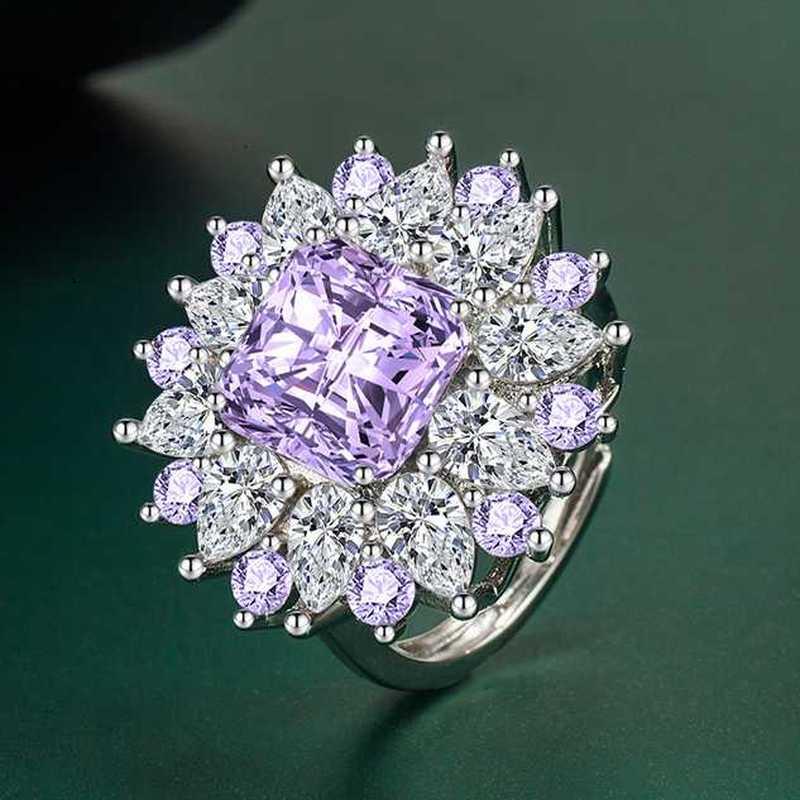 Sace Gems Классическое кольцо из медного сплава с цирконом, женские ювелирные изделия, свадебный подарок для вечеринки