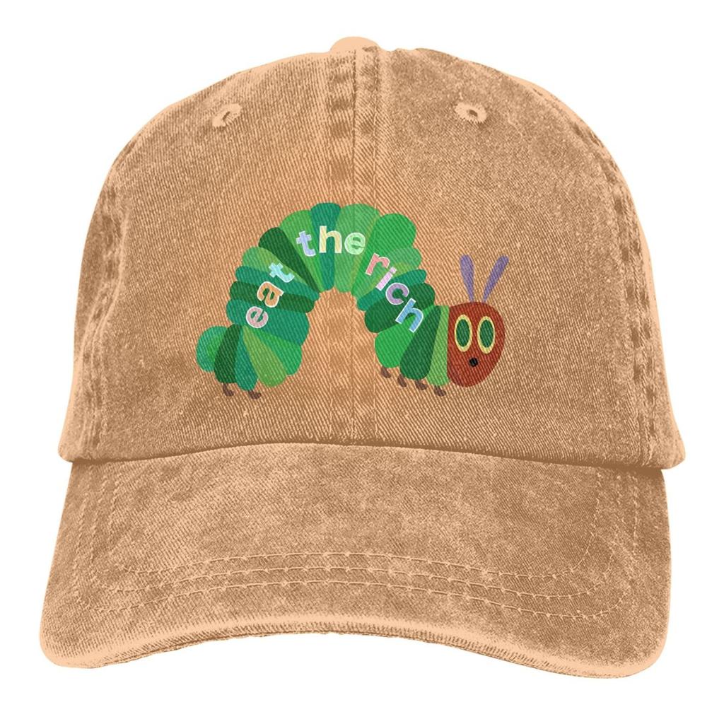 Бейсбольная кепка Eat The Rich Hungry Caterpillar, шляпы унисекс, женские защитные кепки с козырьком