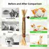 Cat Chew Toy Natural Silver Vine Dental Stick Cats Teeth Cleaning Self-play Toy Safe Catnip Chew Stick for Indoor Cats Playing Promotes Dental Health