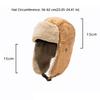 Thickened OutdoorsThick Balaclava Ear Protection Warm Snow Cap Winter Bomber Hats  for Men Women