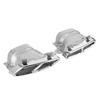 2pcs Quad Exhaust Tips Stainless Steel Fit for MercedesAMG A45 W176 CLA45 C117 20132018(Sliver