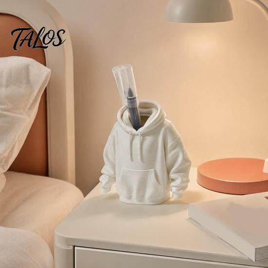 3D-печатный держатель для ручек в виде толстовки Talos, Мини-худи Органайзер для стола, Контейнер для хранения мелких предметов для дома, Офиса, Учебы, Декор