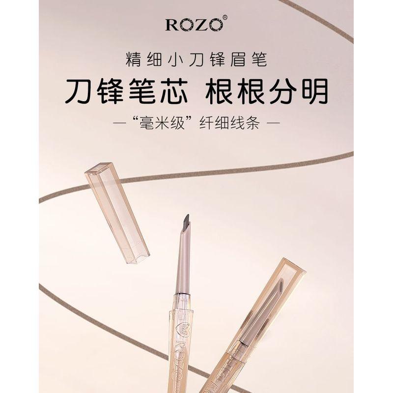 ROZO - Двусторонний тонкий карандаш для бровей - 5 цветов
