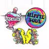 3 Pcs/pack Fusible Embroidery Patch Iron On Patches For Clothing Thermoadhesive Patches For Jackets Jeans Backpack Ironable Sewing Patch