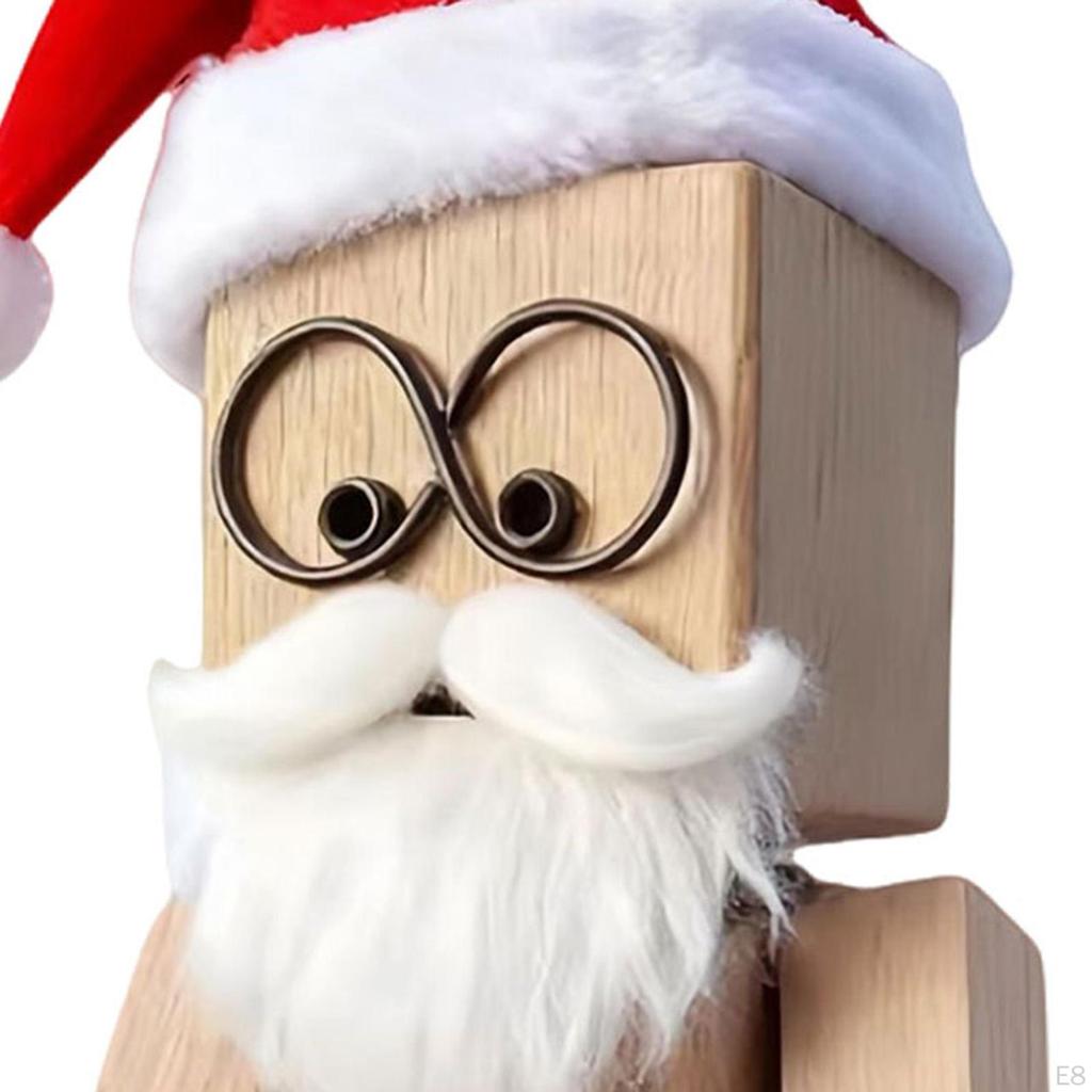 Shaking Feet Wooden Doll Ornament Auto Accessories for Home Decor