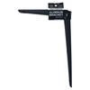 Waki Sangyo Aluminum Shelf Bracket, Black, 300mm, Weight Capacity: Approx. 25kg, TK-069