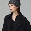 ШАПКА БИНИ ДВОЙНОЙ ВЯЗКИ С ЛОГОТИПОМ-СИМВОЛОМ KITTY POTTERY ЧЕРНАЯ