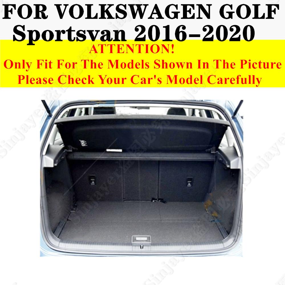 Sinjayer коврик для багажника автомобиля, водостойкий автомобильный коврик для багажника, высокая боковая крышка багажника, подкладка для Volkswagen VW Golf Sportsvan