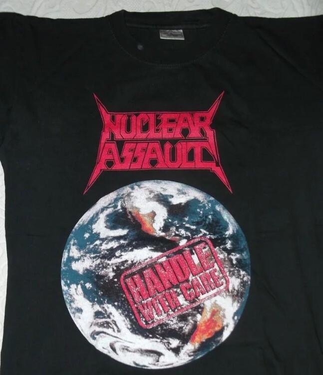 SALE Reprinted 2 sided Nuclear Assault - Handle with care T-shirt Unisex T-Shirt