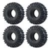 TRZX 2.2" Rubber Tires, 137mm, for 1/10 Scale Axial SCX10 90047, TRX4 Wraith 90053 90048, RBX10 AXI03005 RC Crawler Cars (4 Pieces)