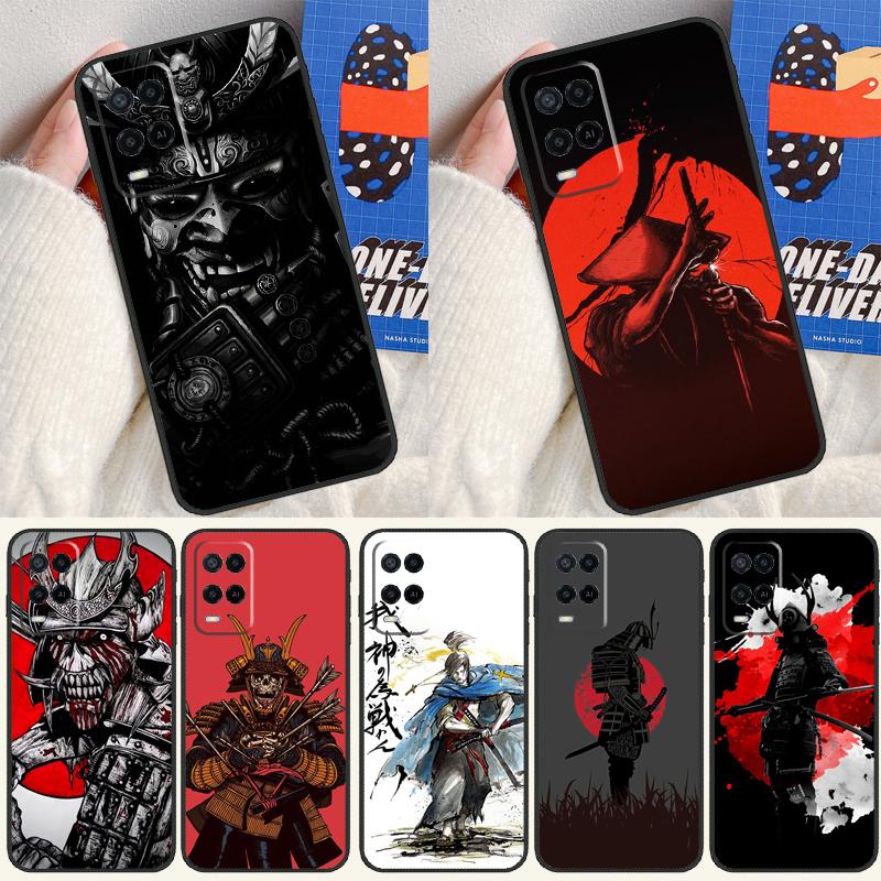 Японский самурай Для Oppo A54 A57 S A78 A58 A98 A5 A9 A91 A15 A16 A17 A52 A72 A76 A96 A74 A94 A77 Чехол для телефона