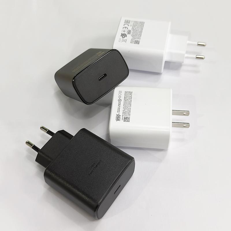 45 Вт сверхбыстрая зарядка USB C зарядное устройство для Samsung Galaxy S25 Ultra S24 Ultra S24+ S23+ S22+ A56 A36 Note 20 Z Fold EU US адаптер