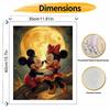 Disney Набор "Раскрась по номерам" Микки Минни Рисунок на Луне Холст DIY Картина Домашний Декор Подарок для Любителей Масляной Живописи Disney Современное Искусство на Стену
