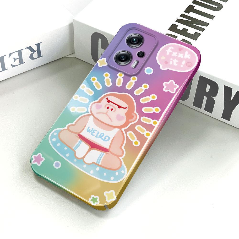 All-inclusive Film Phone Case Cartoon Fashion Design Hard Shell Full Cover Camera Protection Case for iPhone Samsung Xiaomi Poco Redmi