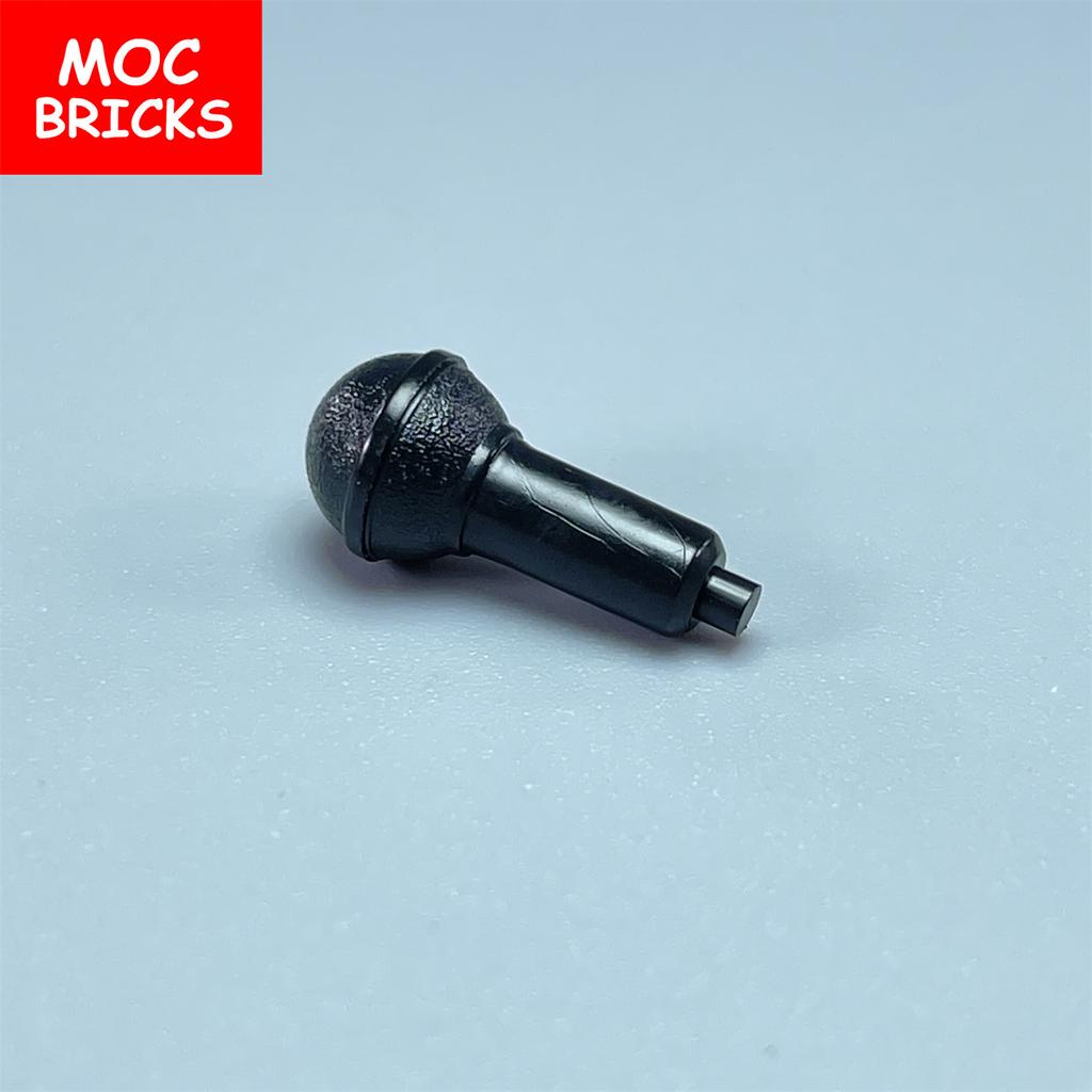 10 шт./лот Детали MOC Утварь Микрофон Совместимы с 90370 Кино Строительные Блоки DIY Куклы Игрушки Для Детей Подарки