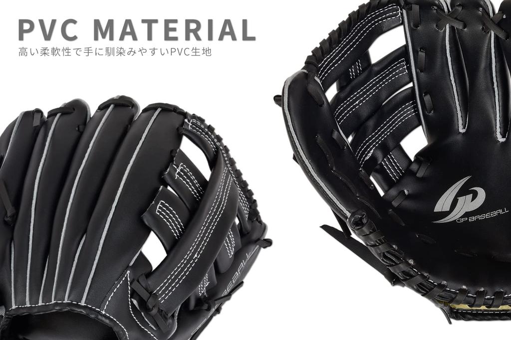 GP Baseball 66822 Glove, Softball, General, Right-Handed Throw, All-Around, 12.5 Inch,