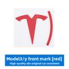 kpjgs1 3d ABS Chrome Black Red Logo Dual Motor Emblem Letters Car Trunk Badge For Tesla Model Y 3 X S Dual Motor Sticker Accessories