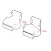 Motorcycle Black Metal Handlebar Riser and Stem Clamp Set