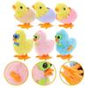 6pcs Chicken Wind Up Toys Funny Windup Walking Toy Easter Party Favors for Kids